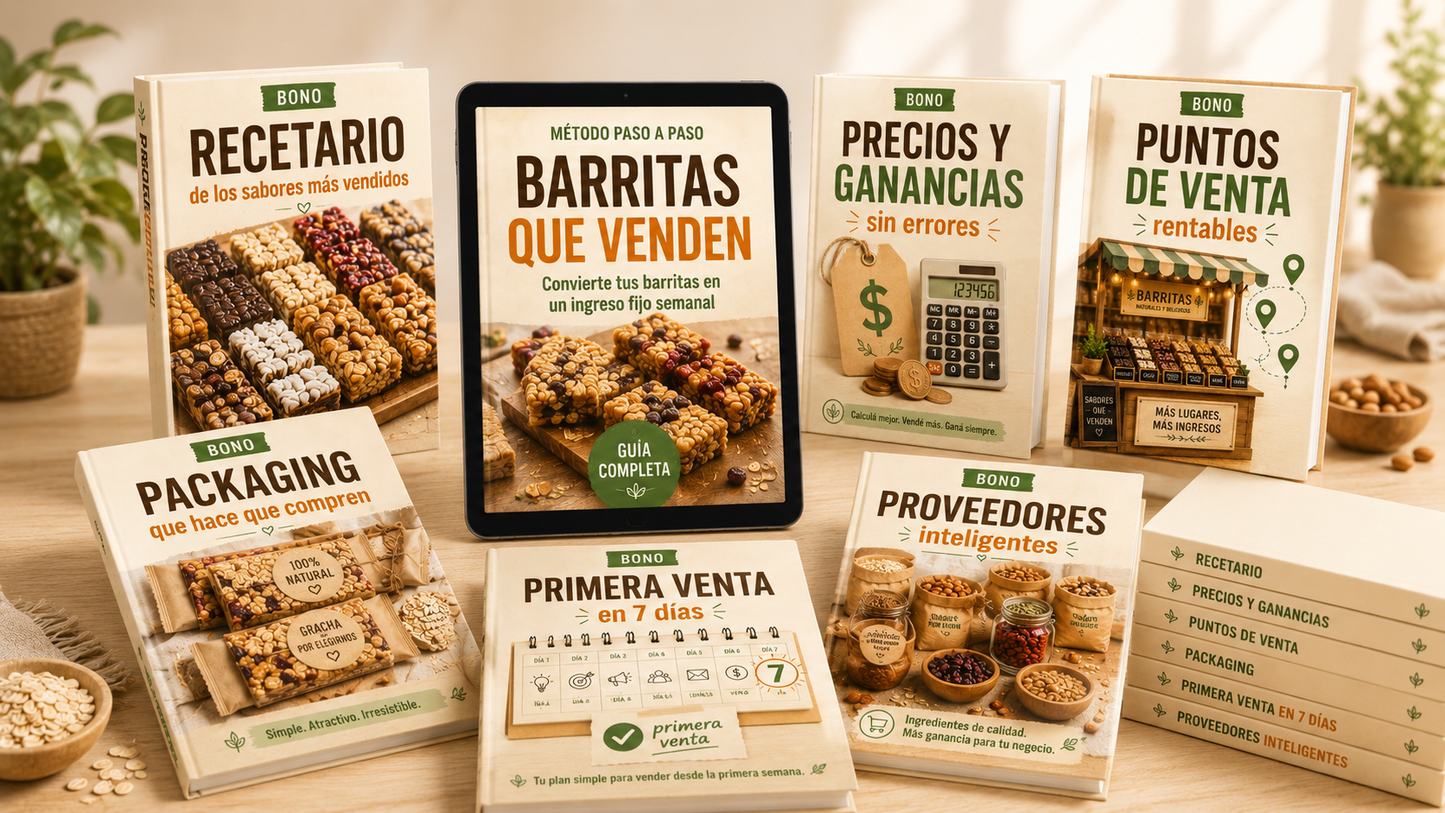 Barritas que Venden - Método para ganar dinero desde casa + 6 bonos
